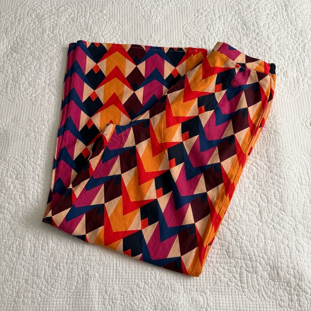 FARM RIO Lindeza Grafica Printed Wide-Leg Linen Pants - Picture 2 of 9